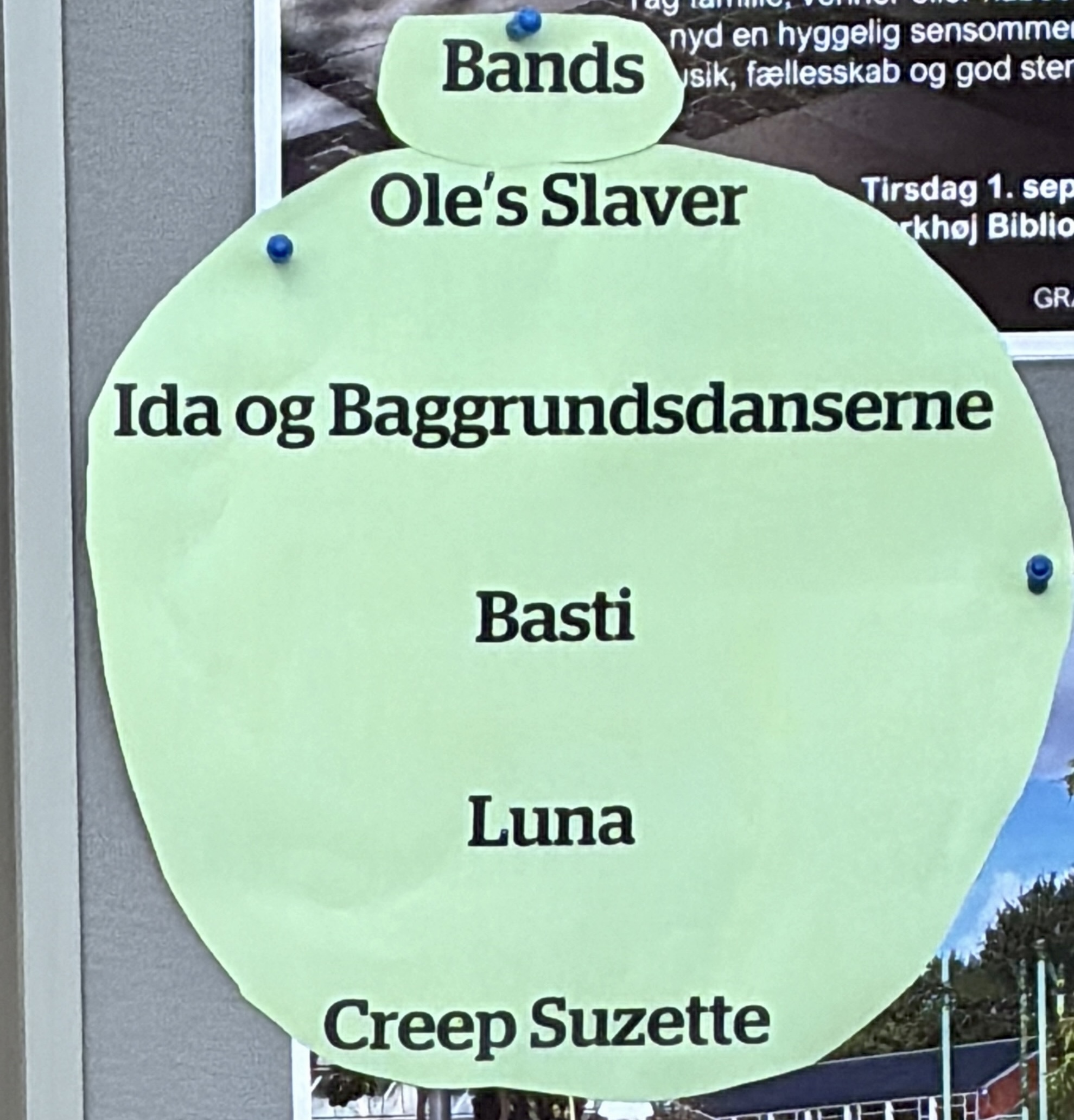 Talenterne førte sig frem