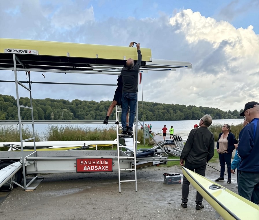Stor international ro-regatta på Bagsværd Sø